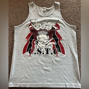 Crooks and Castles tank top.